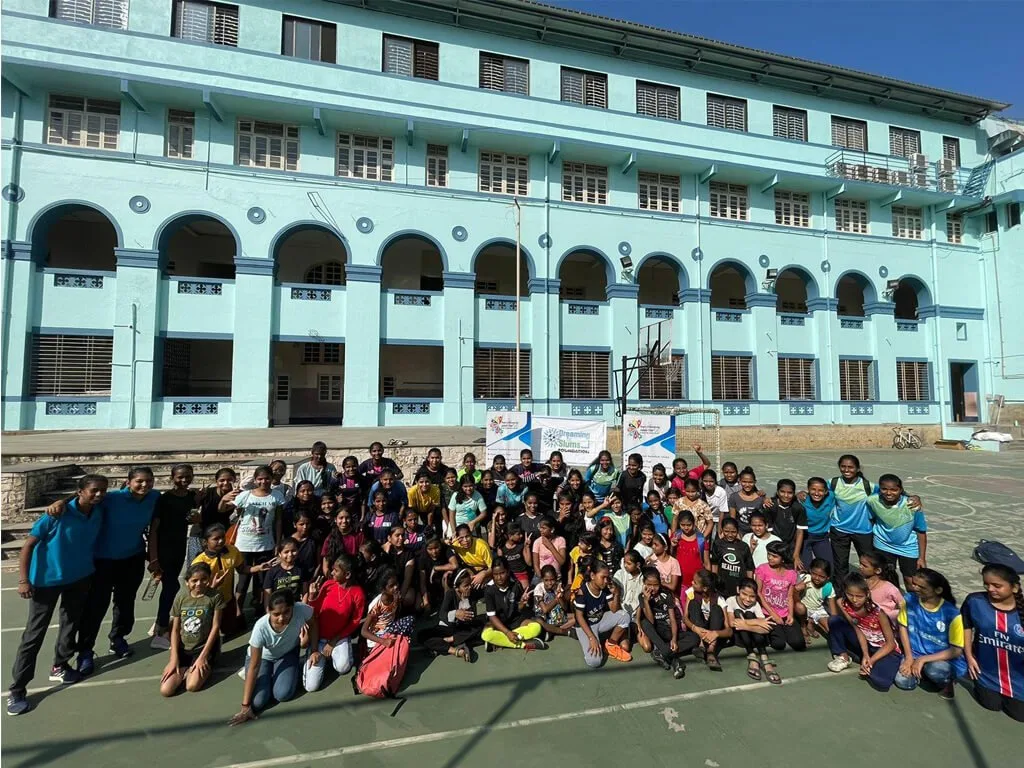 Bosco Community Sports Club invited our girls on 6th November, Sunday 2022, wherein 120 girls were donated with football shoes.